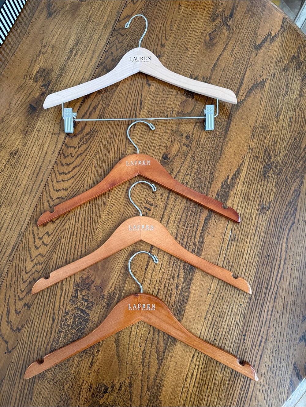 Lauren Ralph Lauren Wooden Hangers - Set of 4